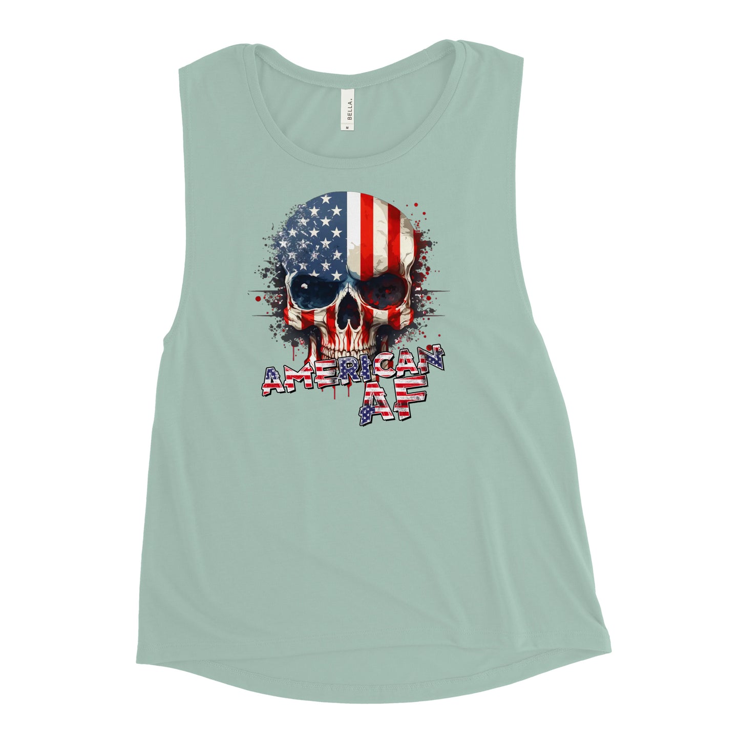 American AF Ladies’ Muscle Tank