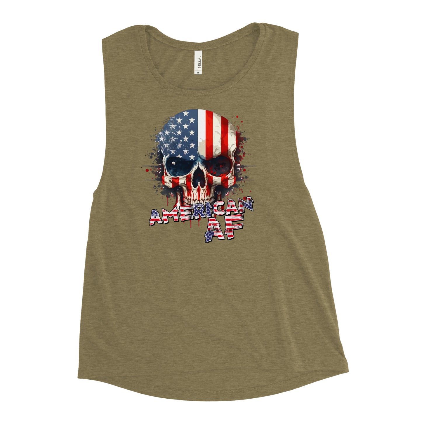 American AF Ladies’ Muscle Tank