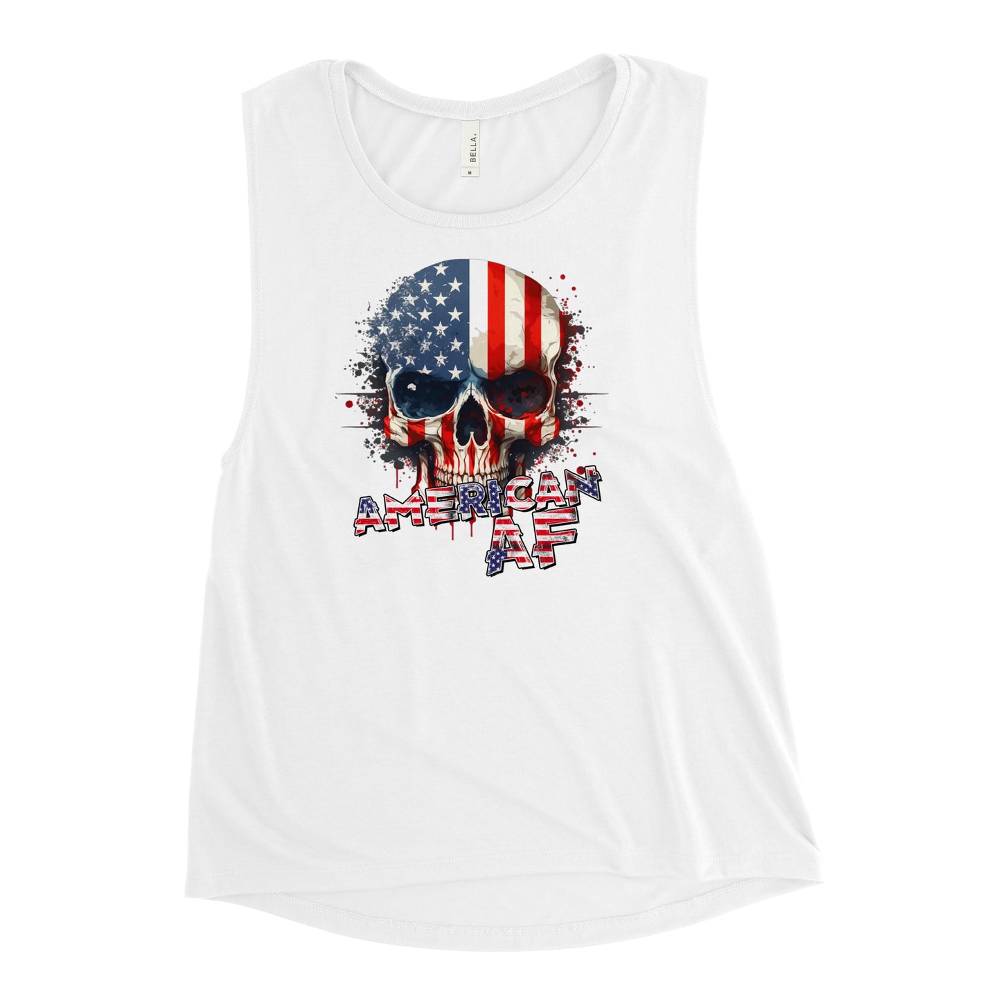 American AF Ladies’ Muscle Tank