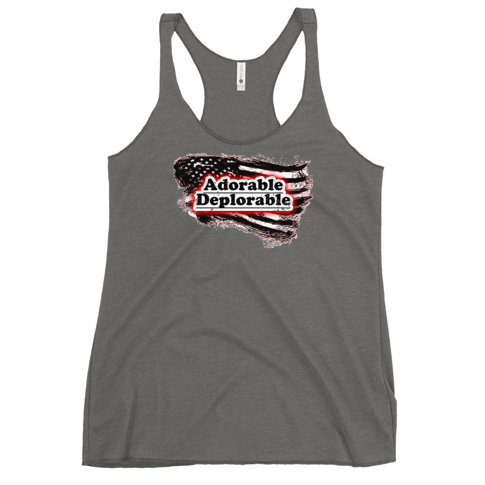 Adorable Deplorable Women's Racerback Tank
