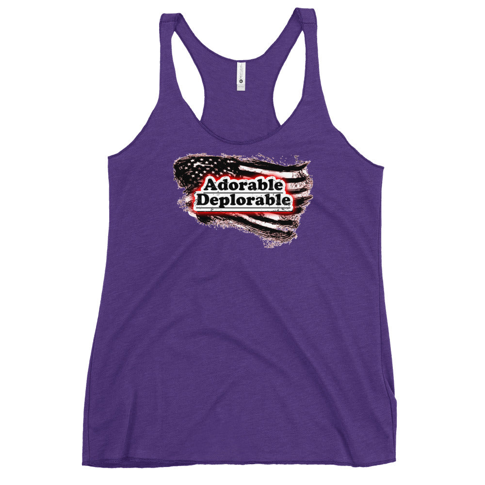 Adorable Deplorable Women's Racerback Tank