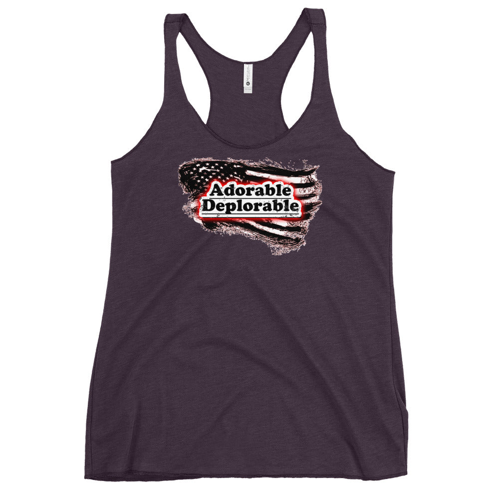 Adorable Deplorable Women's Racerback Tank