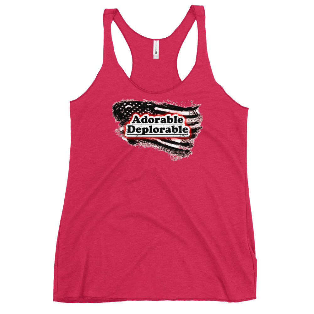 Adorable Deplorable Women's Racerback Tank