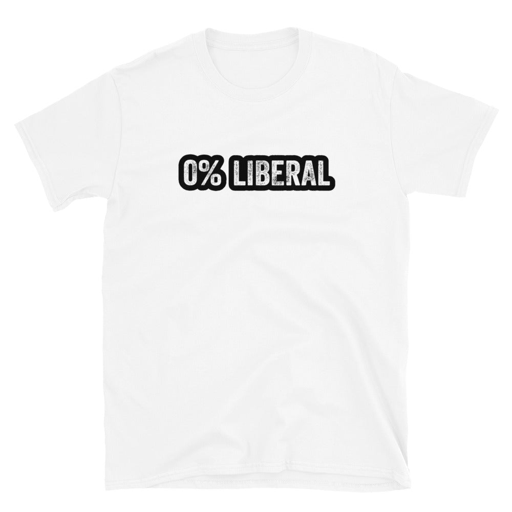 0% Liberal Short-Sleeve Unisex T-Shirt