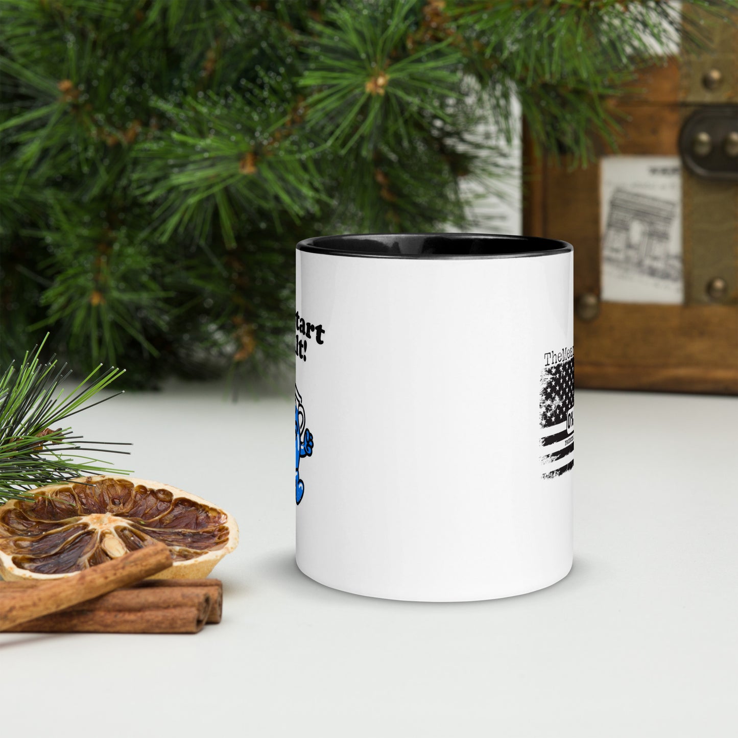 Let's Start a Cult Mug with Color Inside