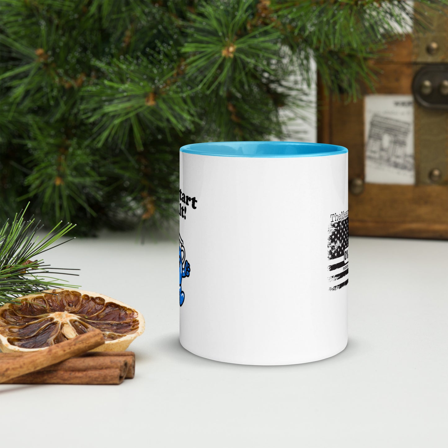 Let's Start a Cult Mug with Color Inside