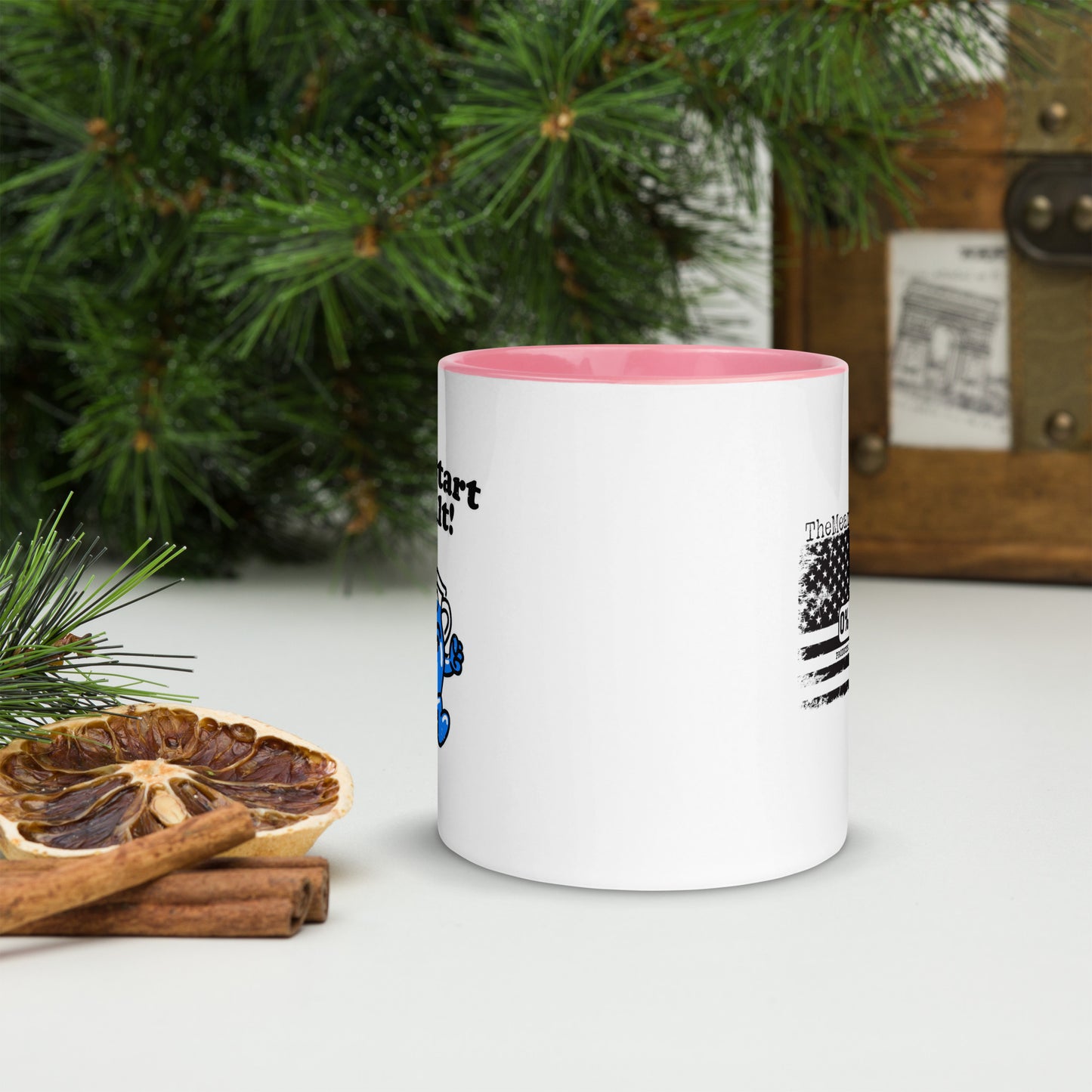 Let's Start a Cult Mug with Color Inside