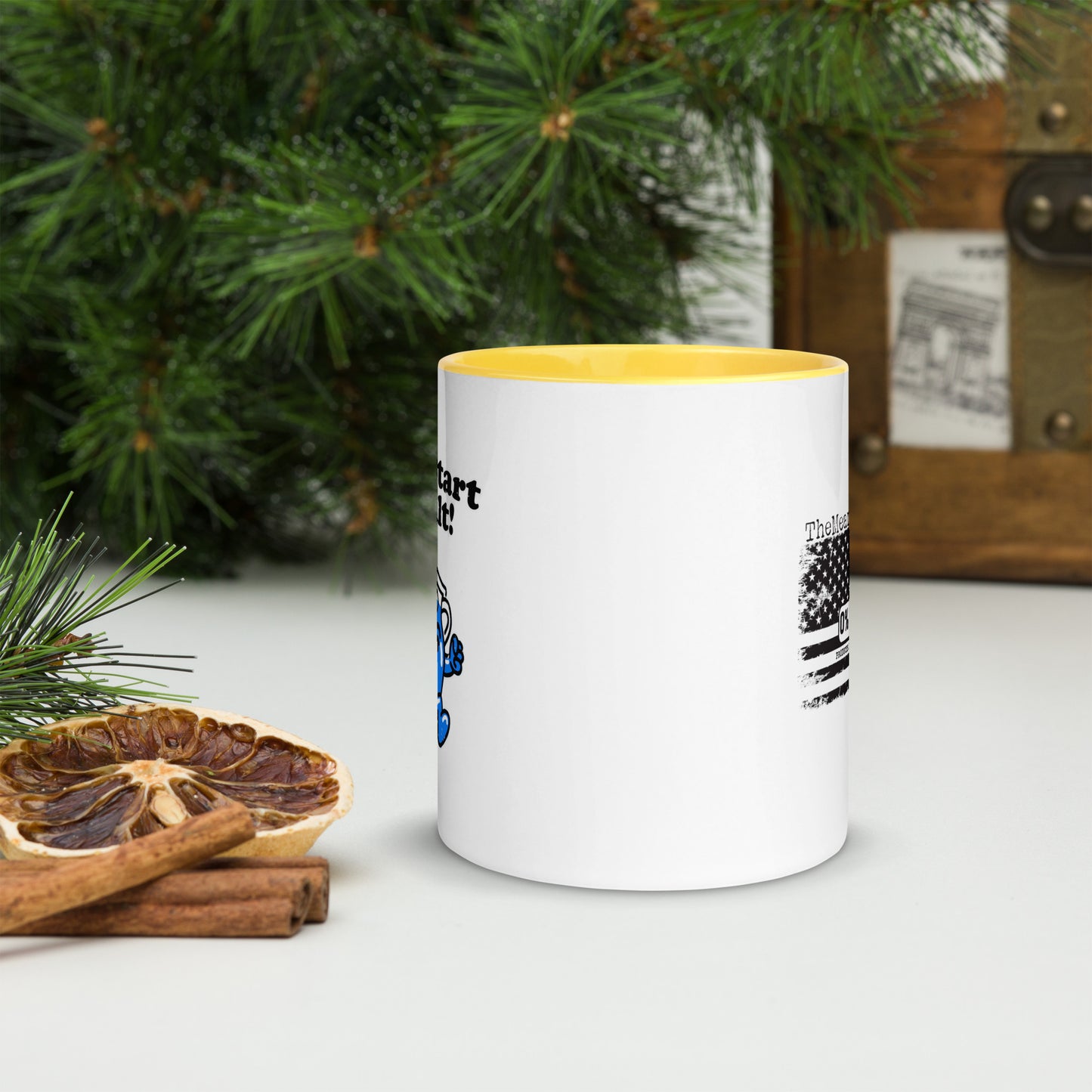 Let's Start a Cult Mug with Color Inside