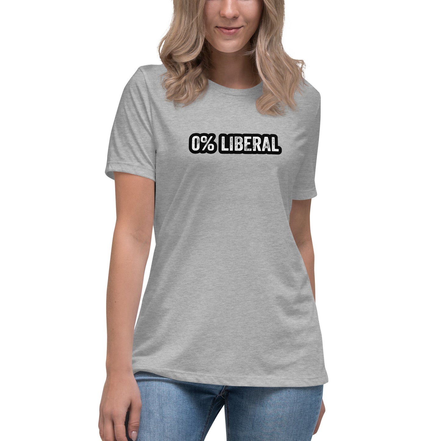 0% Liberal Women's Relaxed T-Shirt