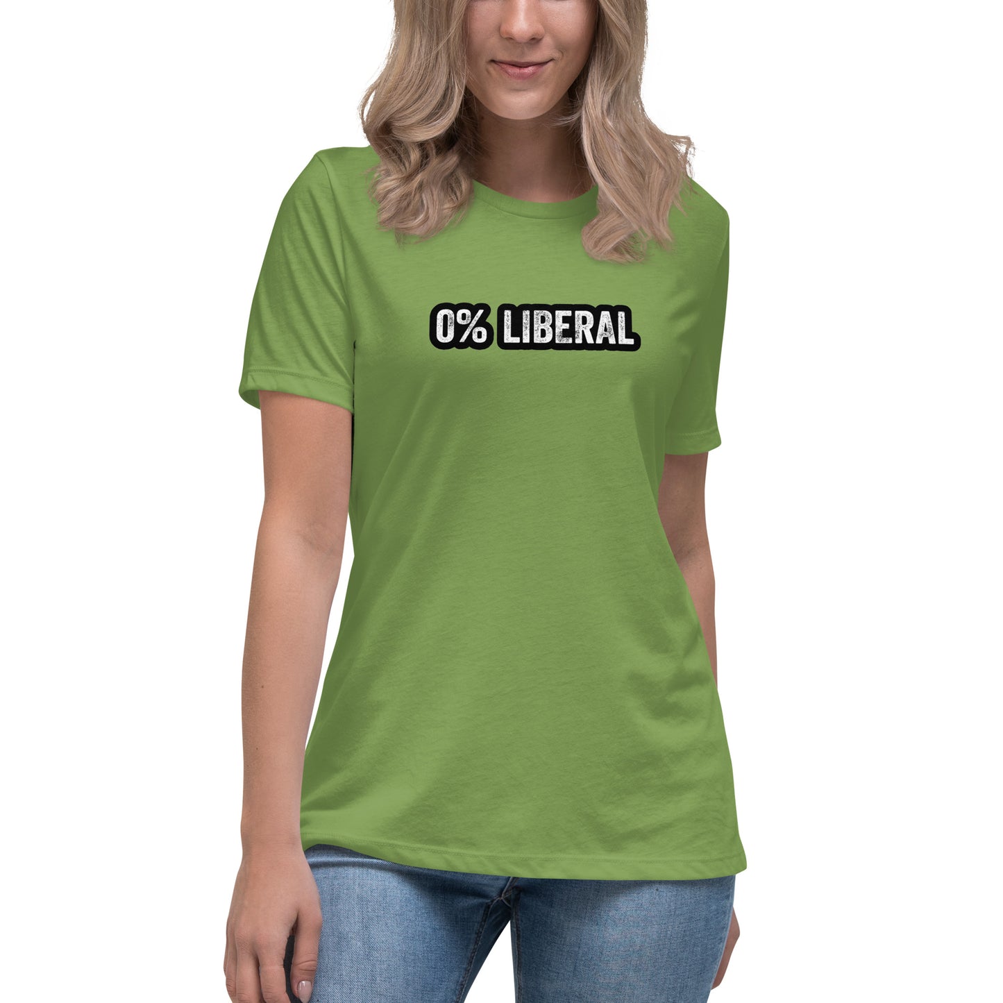 0% Liberal Women's Relaxed T-Shirt