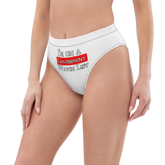 I'm on a WatchList Recycled high-waisted bikini bottom