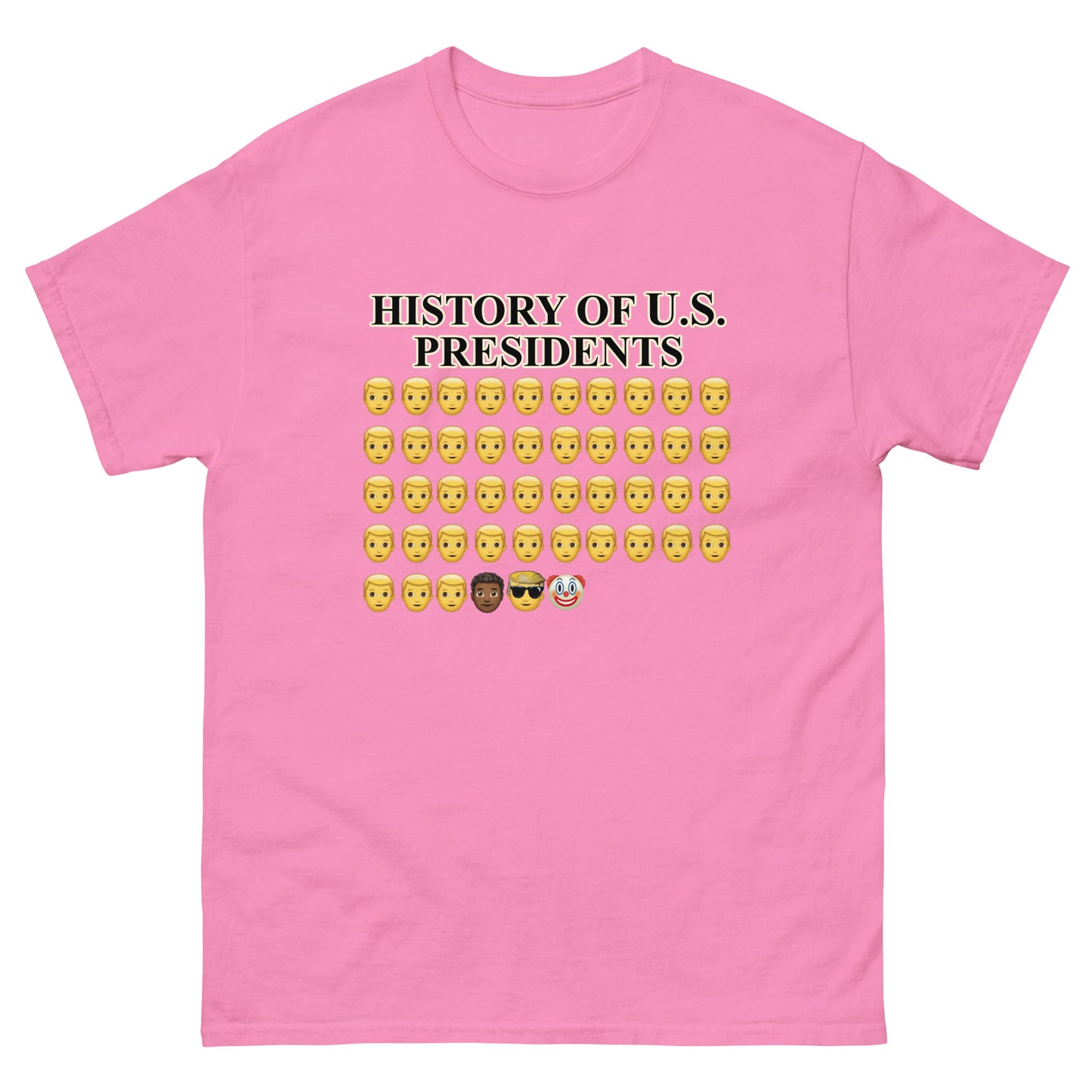 History of US Presidents Men's classic tee