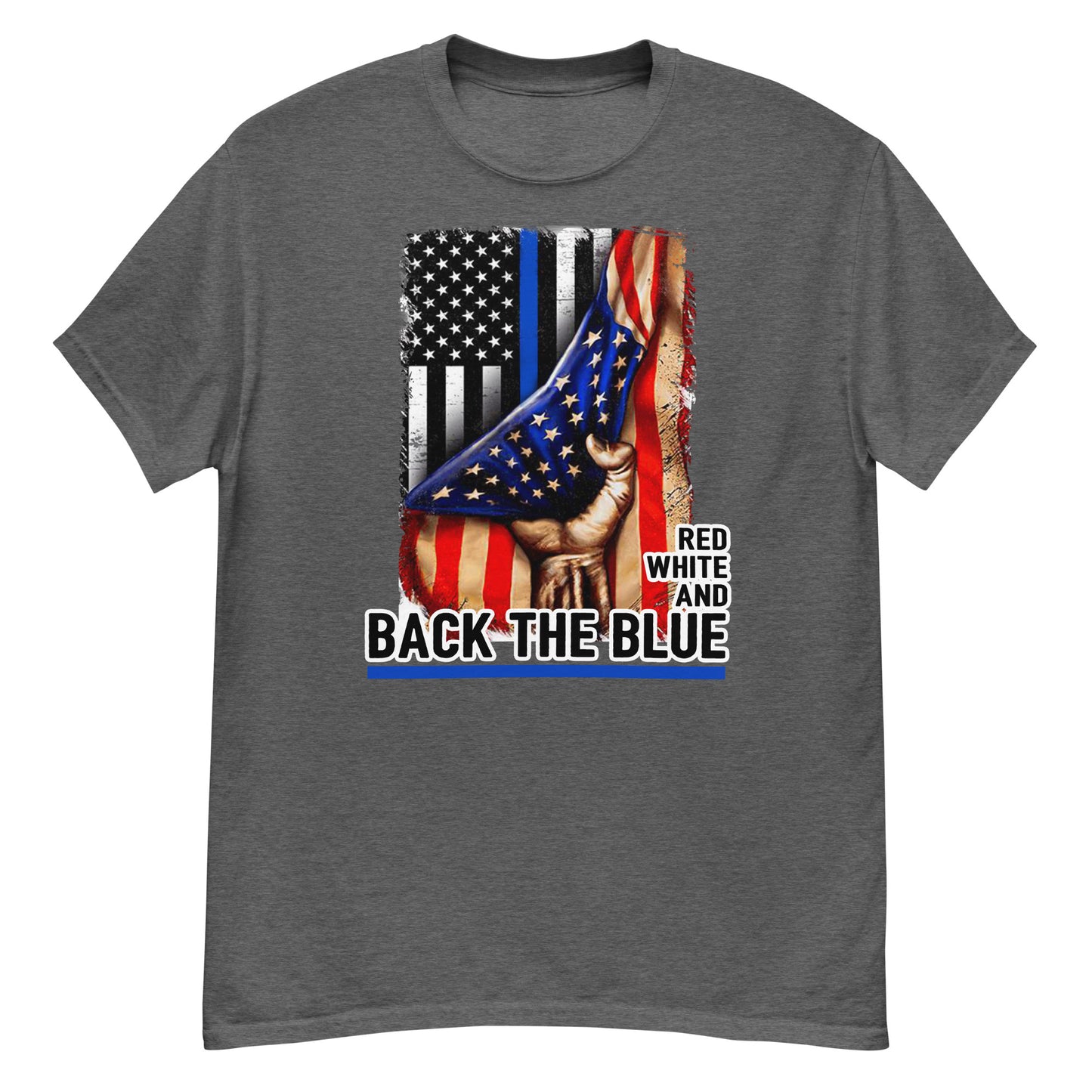 Red White And Back The Blue Men's classic tee