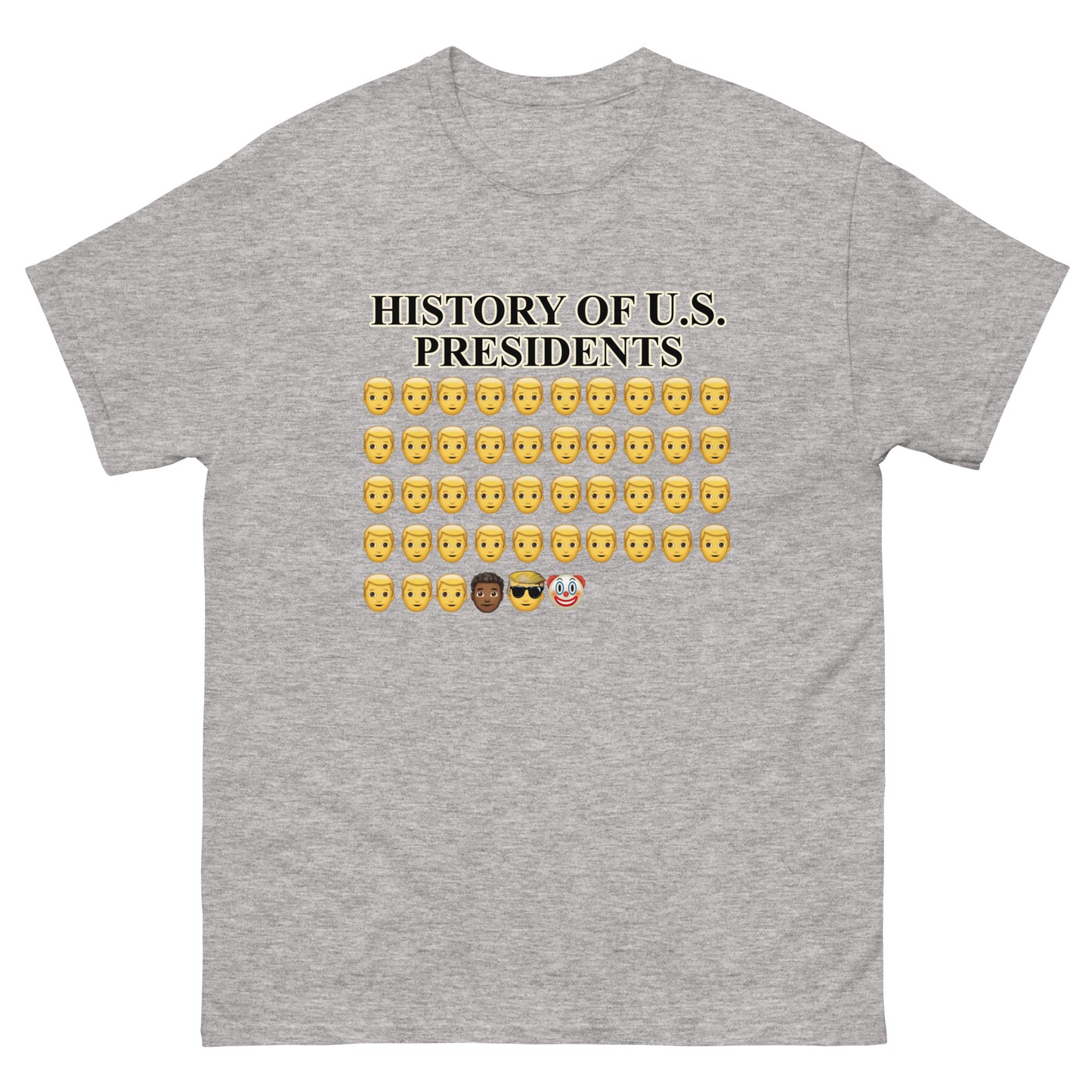 History of US Presidents Men's classic tee