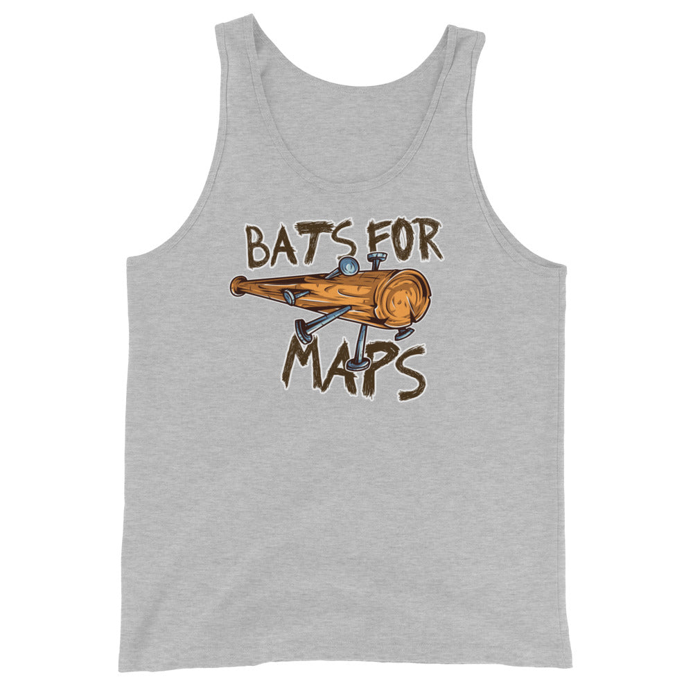 Bats for Maps Unisex Tank Top