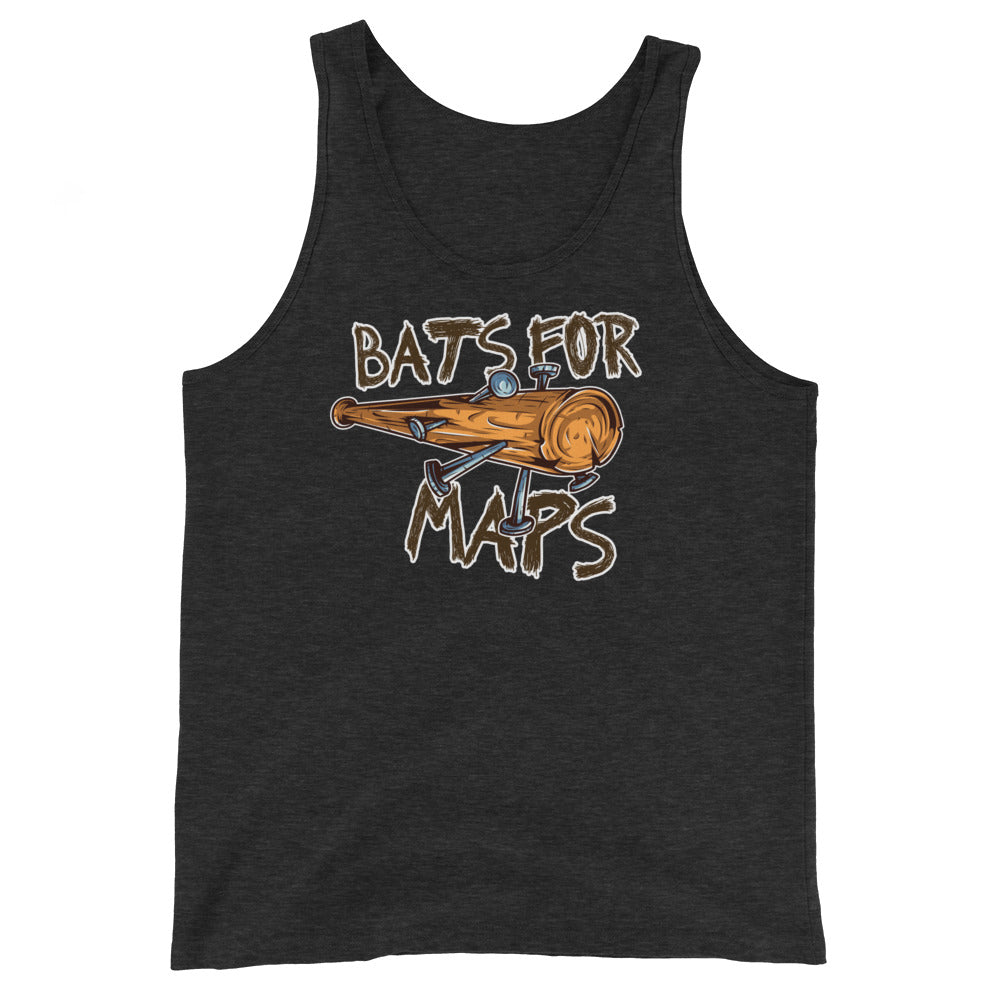 Bats for Maps Unisex Tank Top