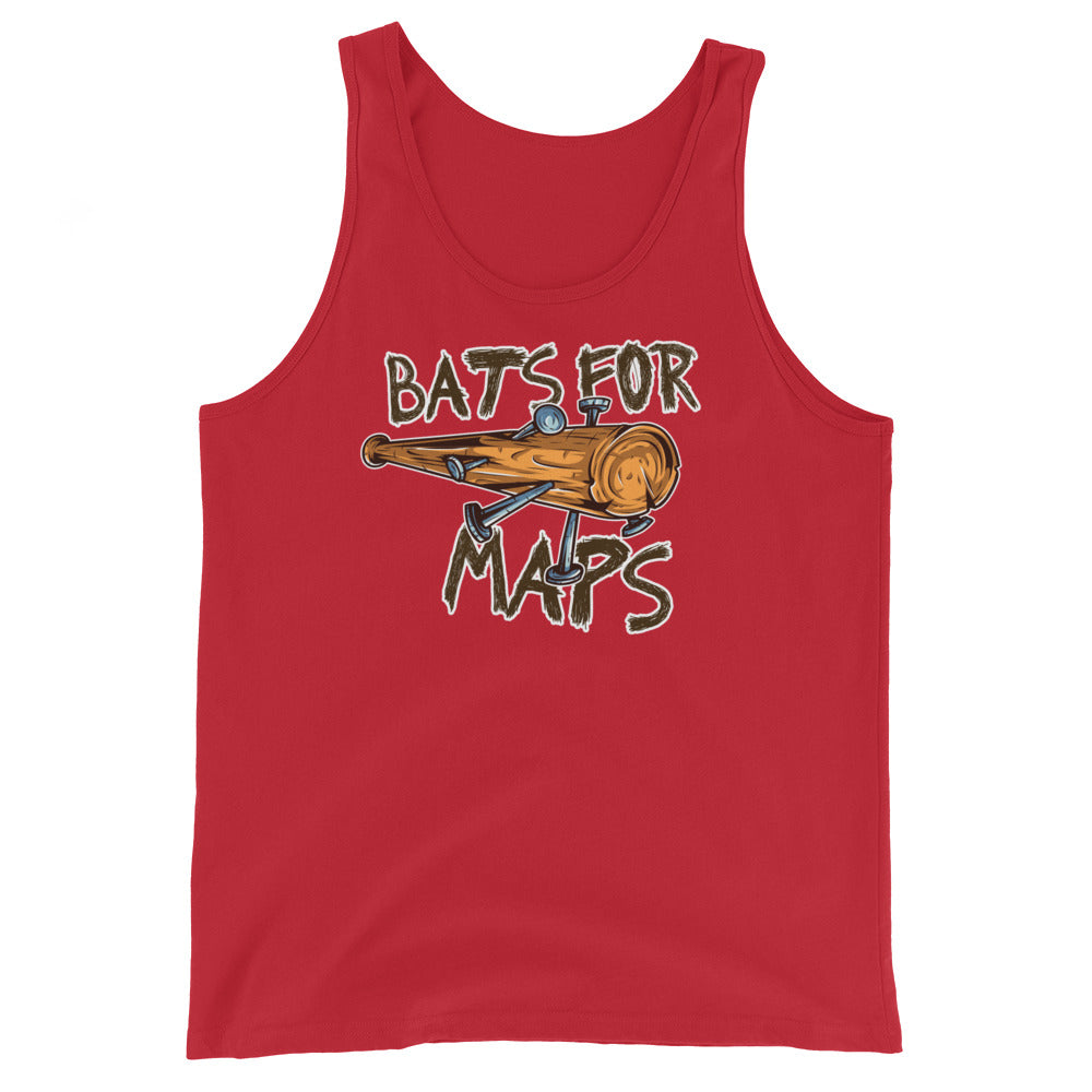 Bats for Maps Unisex Tank Top