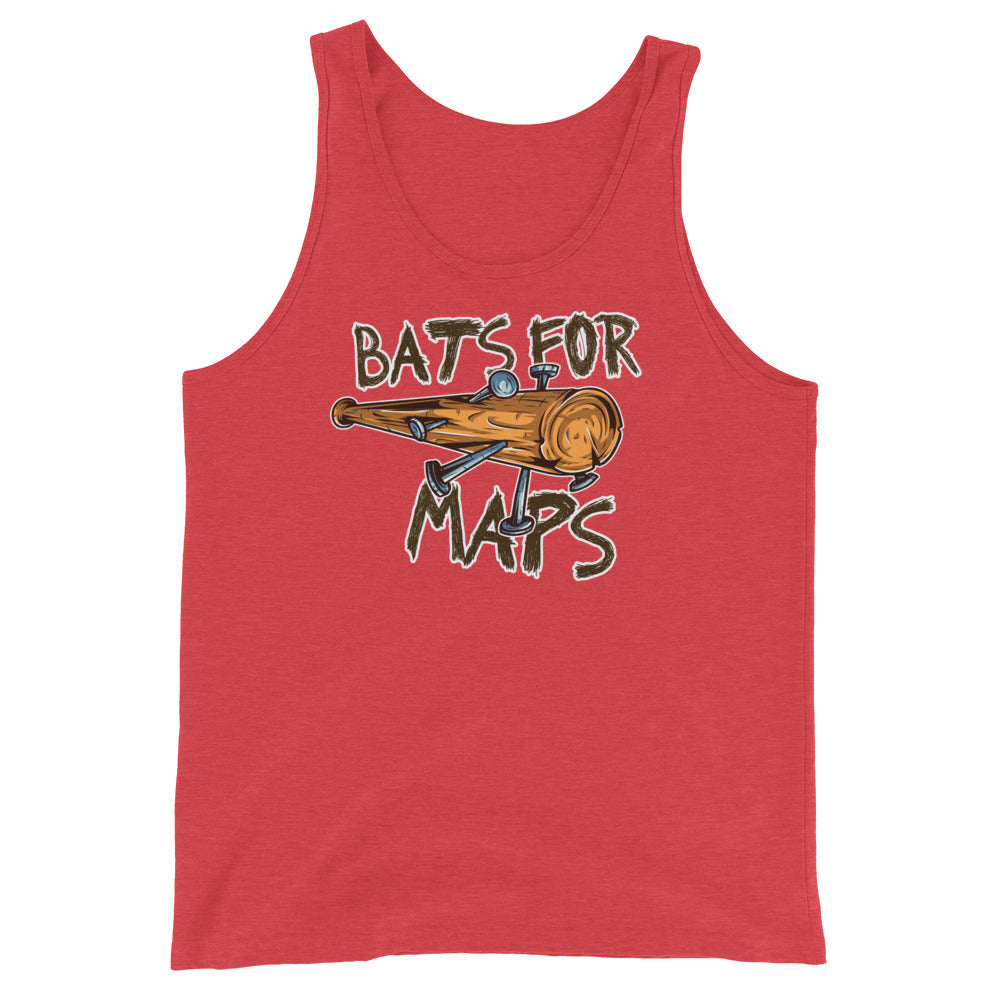 Bats for Maps Unisex Tank Top