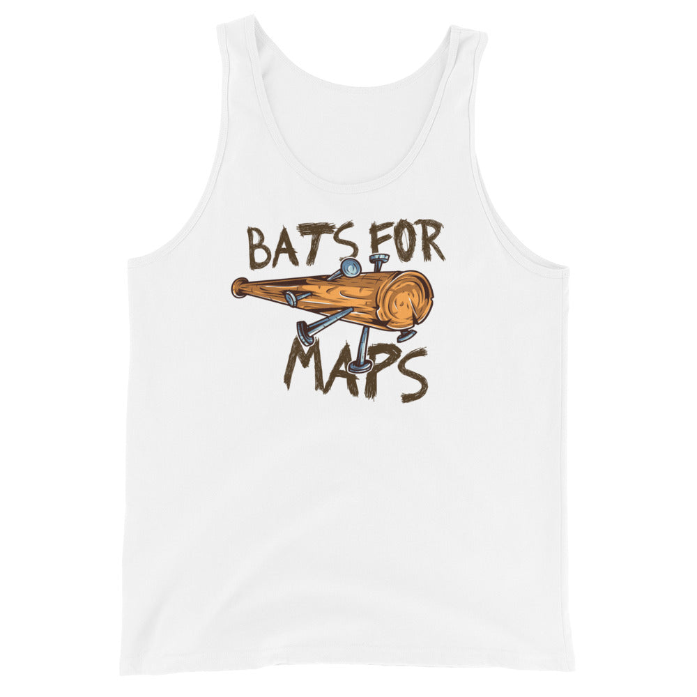 Bats for Maps Unisex Tank Top