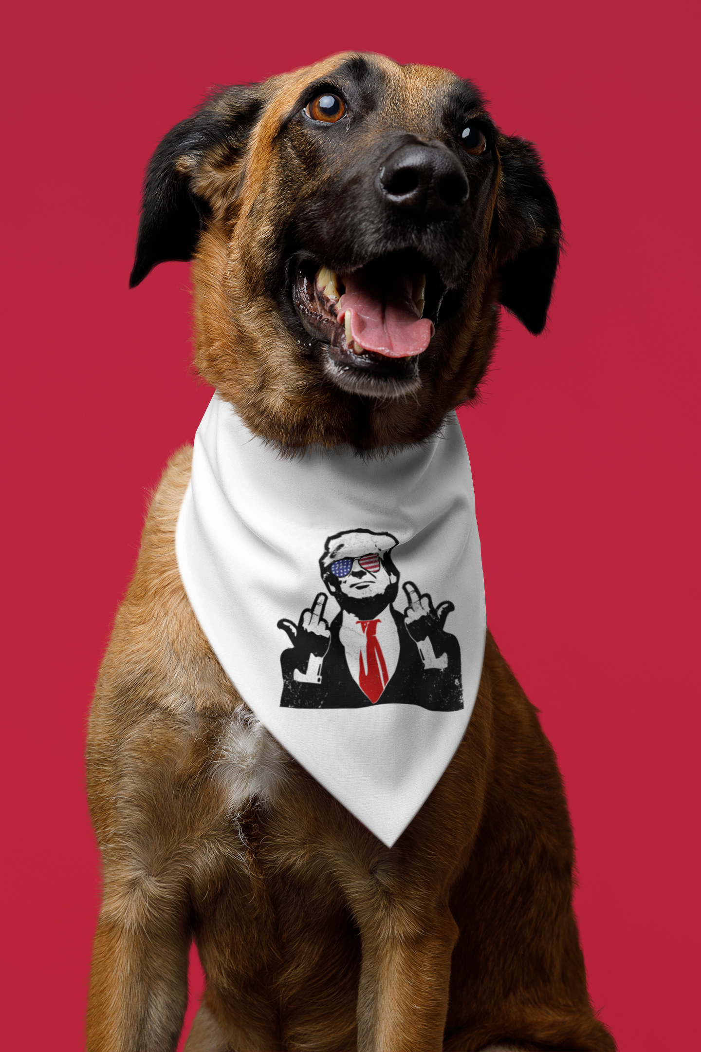 Trump All-over print Dog bandana