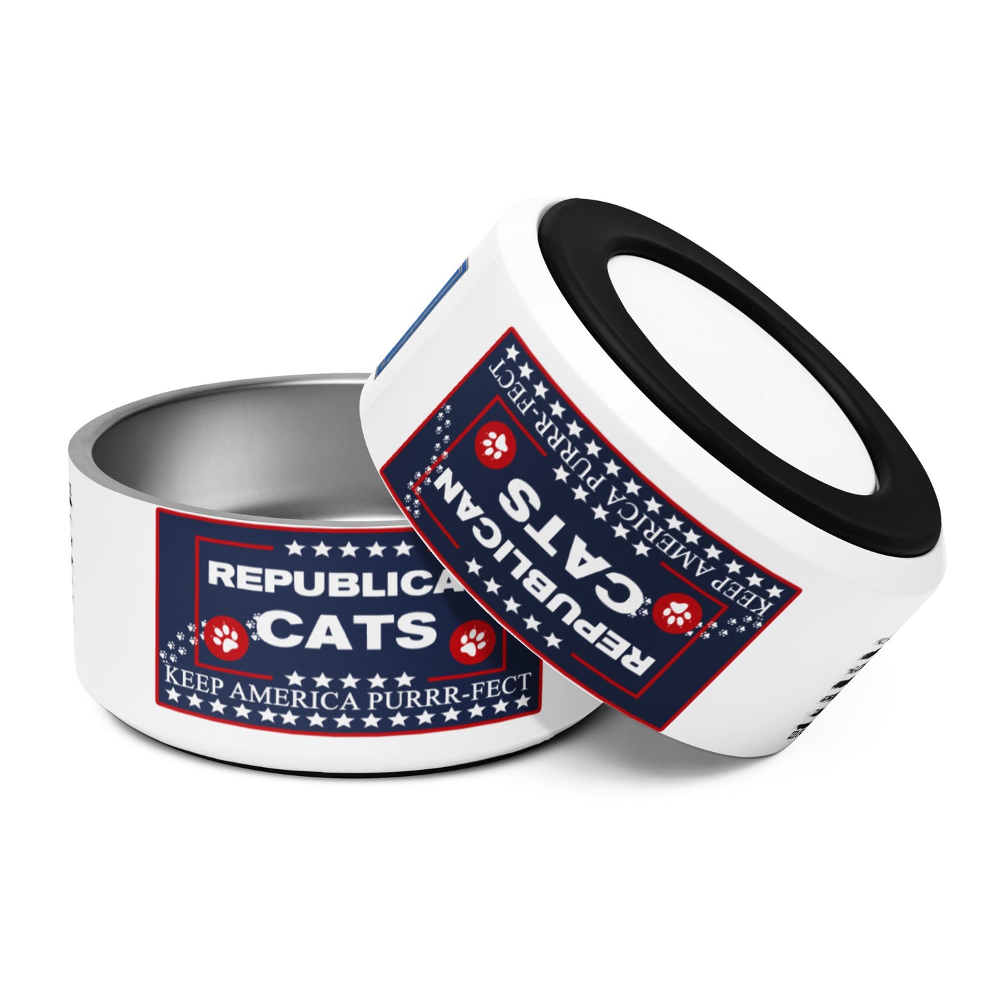 Republican Cats Pet bowl