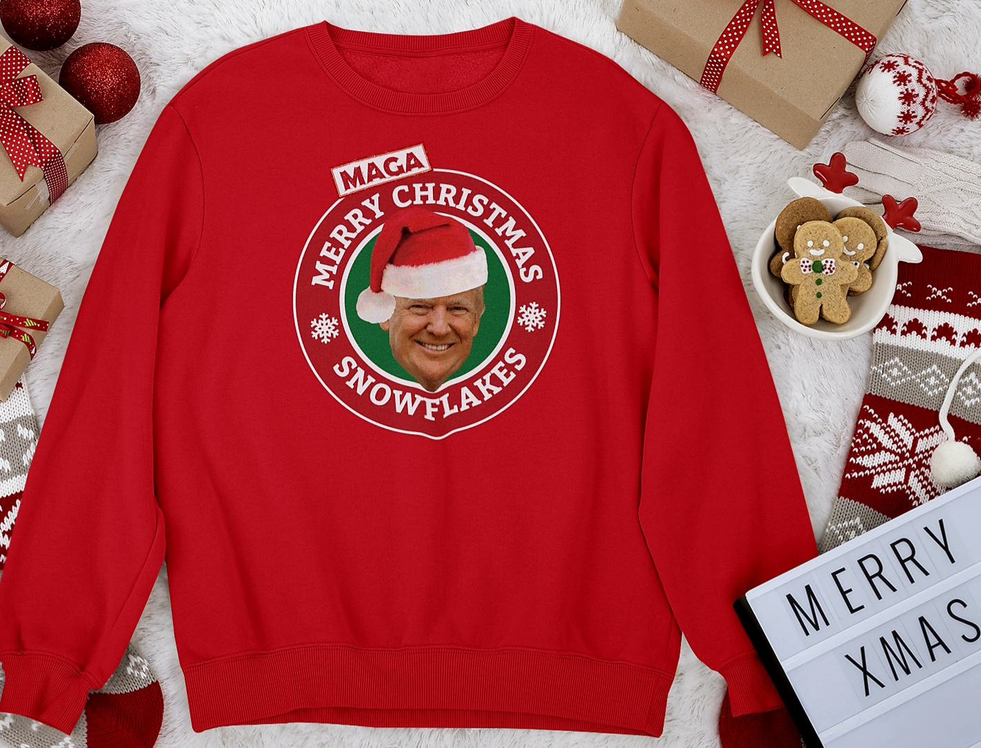 Maga Merry Xmas Unisex Sweatshirt