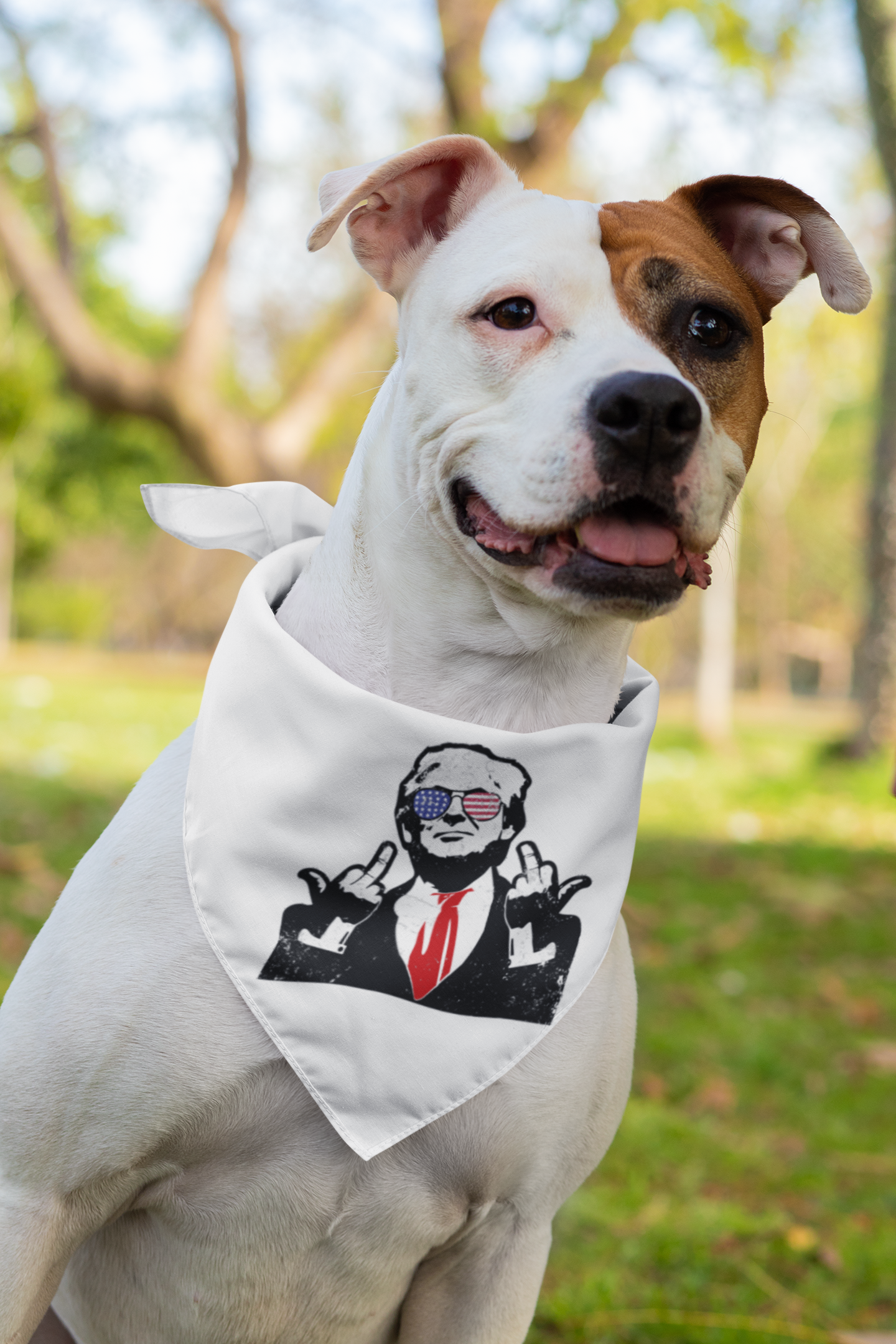 Trump All-over print Dog bandana