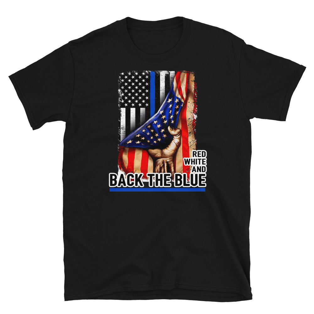 Red White and Back The Blue Short-Sleeve Unisex T-Shirt