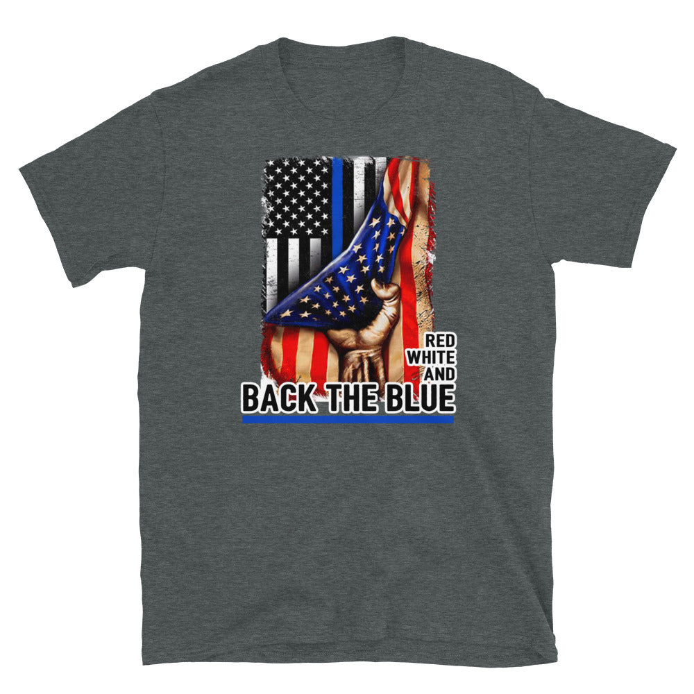 Red White and Back The Blue Short-Sleeve Unisex T-Shirt