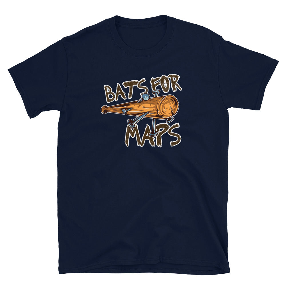 Bats for Maps Short-Sleeve Unisex T-Shirt