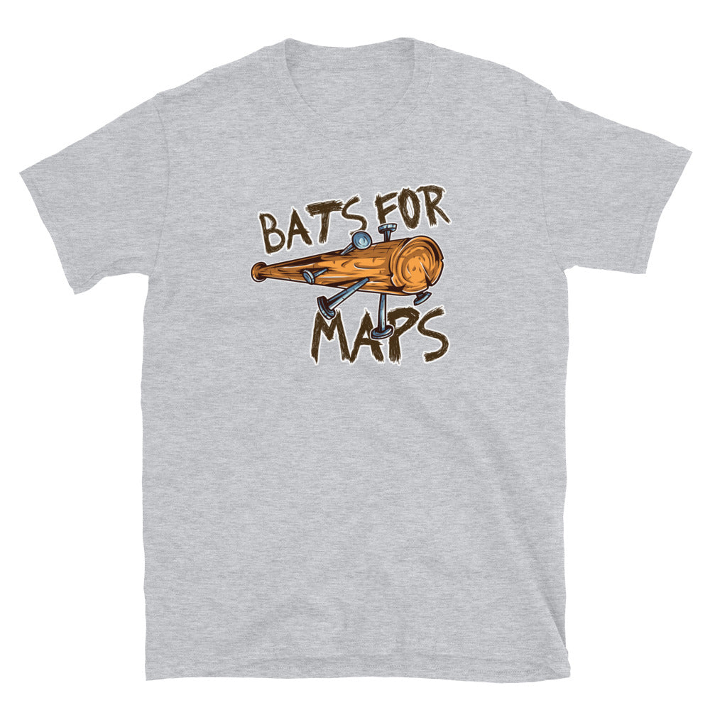 Bats for Maps Short-Sleeve Unisex T-Shirt