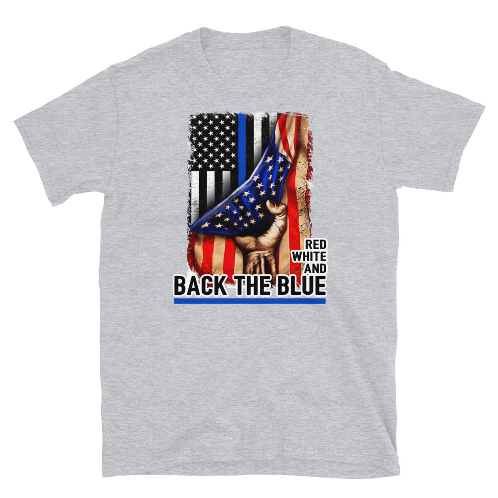 Red White and Back The Blue Short-Sleeve Unisex T-Shirt