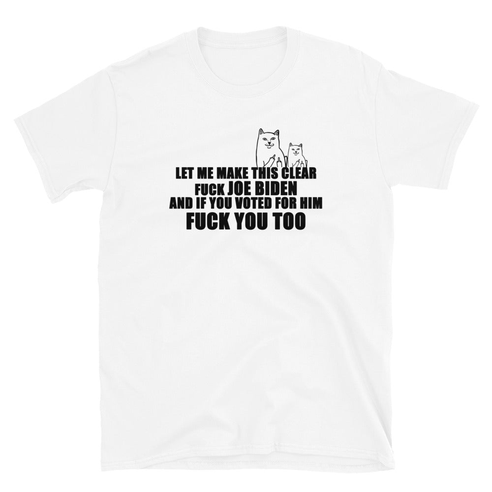 Let Me Make This Clear Short-Sleeve Unisex T-Shirt