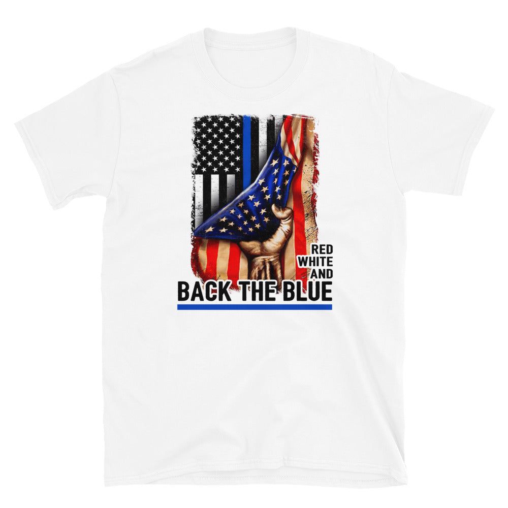 Red White and Back The Blue Short-Sleeve Unisex T-Shirt