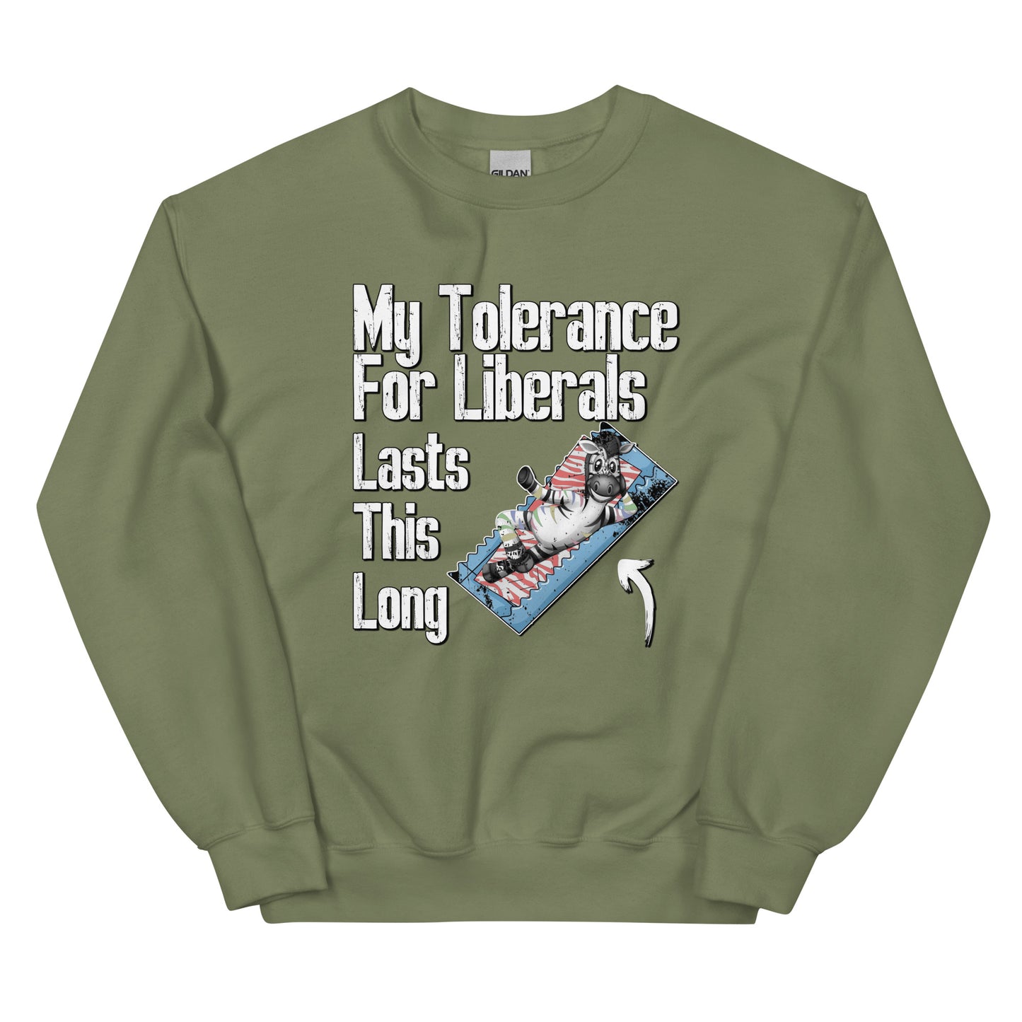 My Tolerance For Liberals Men's classic teeUnisex Sweatshirt