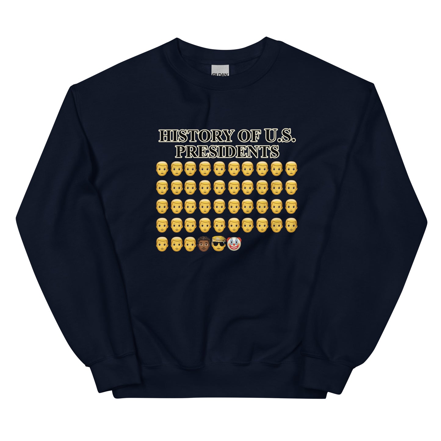 History Of US Presidents Unisex Sweatshirt