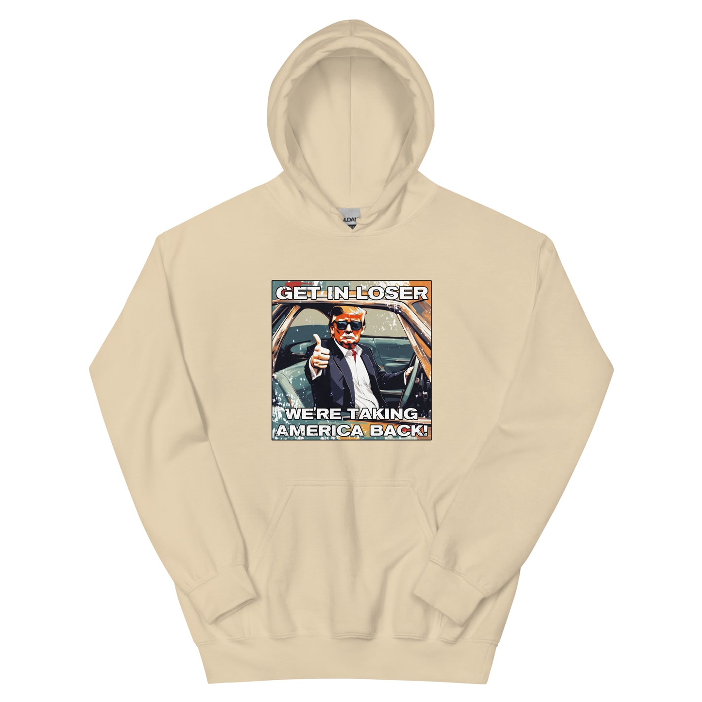 Get In Loser We're Taking America Back Unisex Hoodie