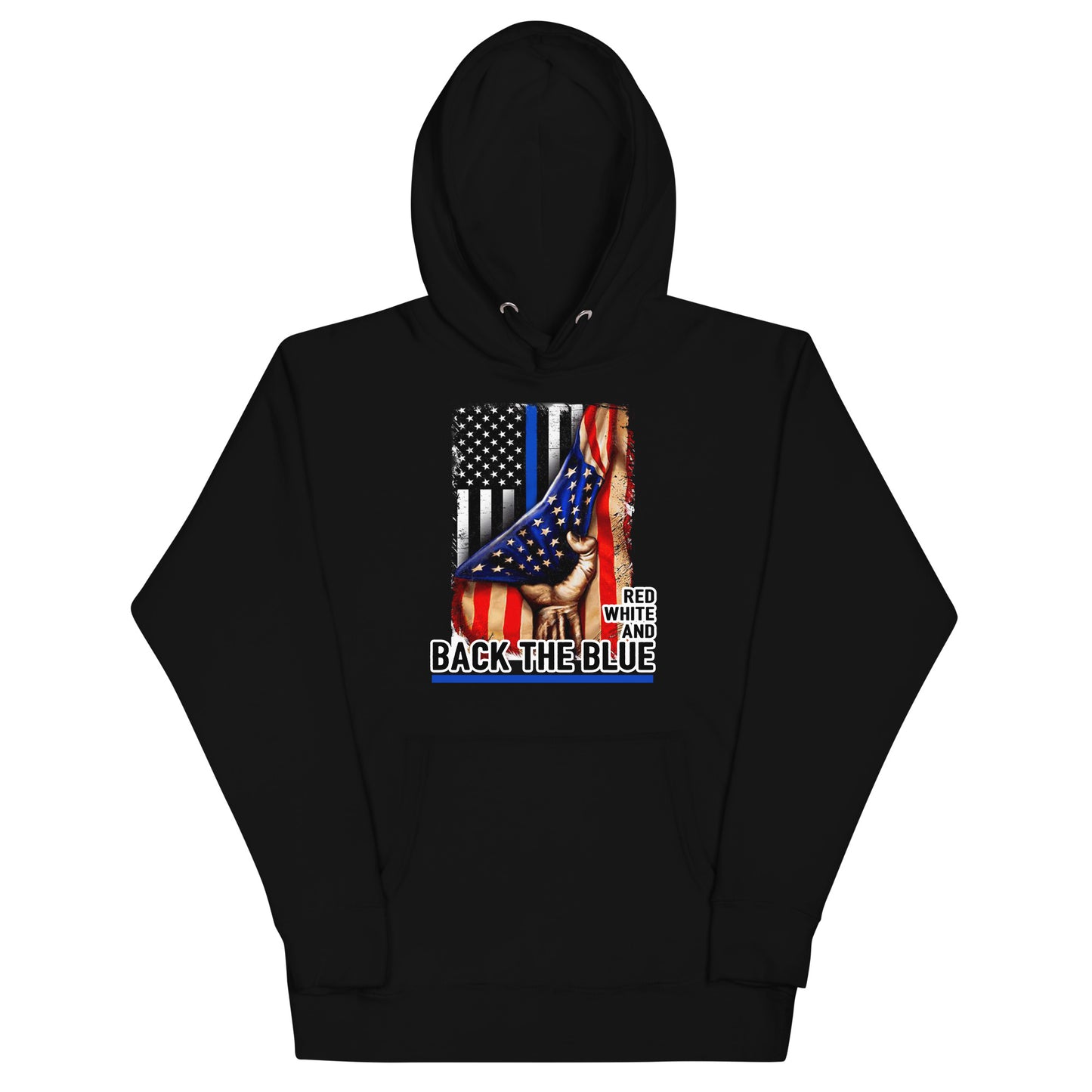 Red White and Back The Blue Unisex Hoodie