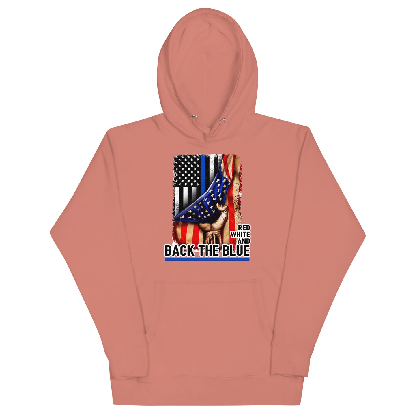 Red White and Back The Blue Unisex Hoodie