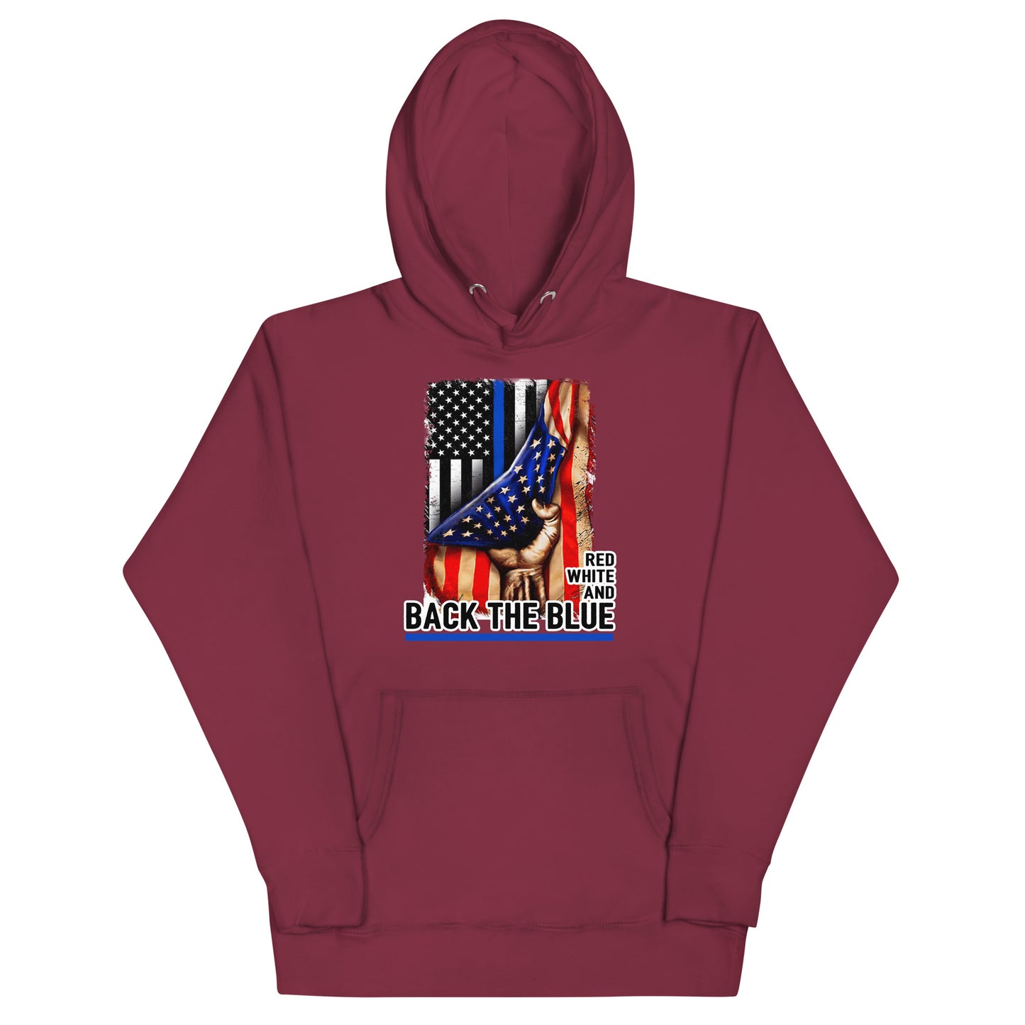 Red White and Back The Blue Unisex Hoodie