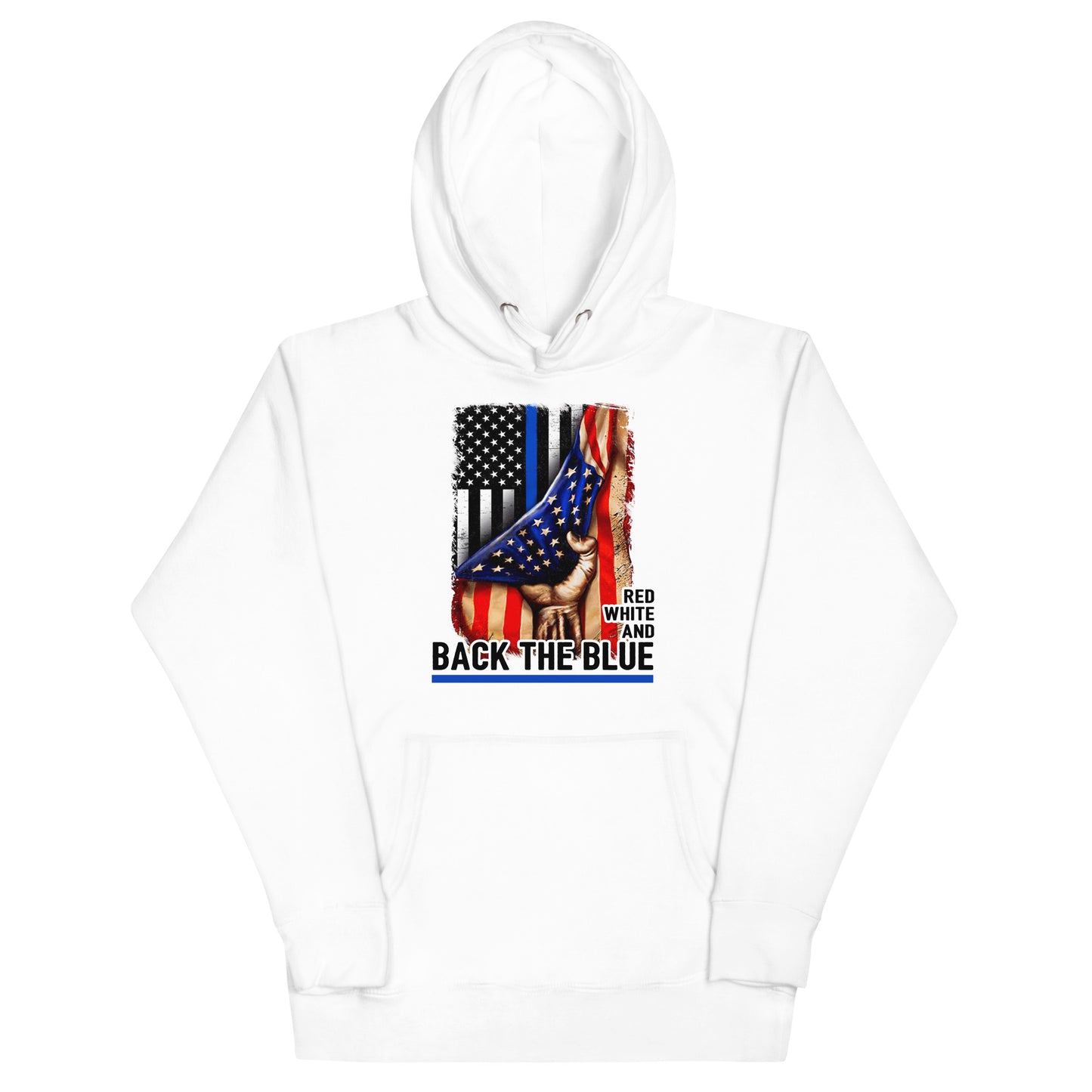 Red White and Back The Blue Unisex Hoodie