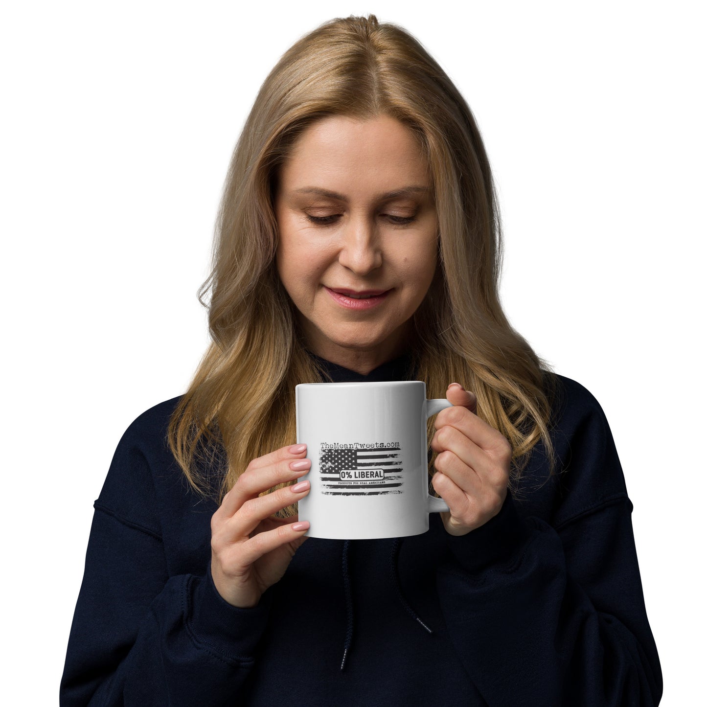 Sorry For Having Great Tits and Correct Opinions White glossy mug