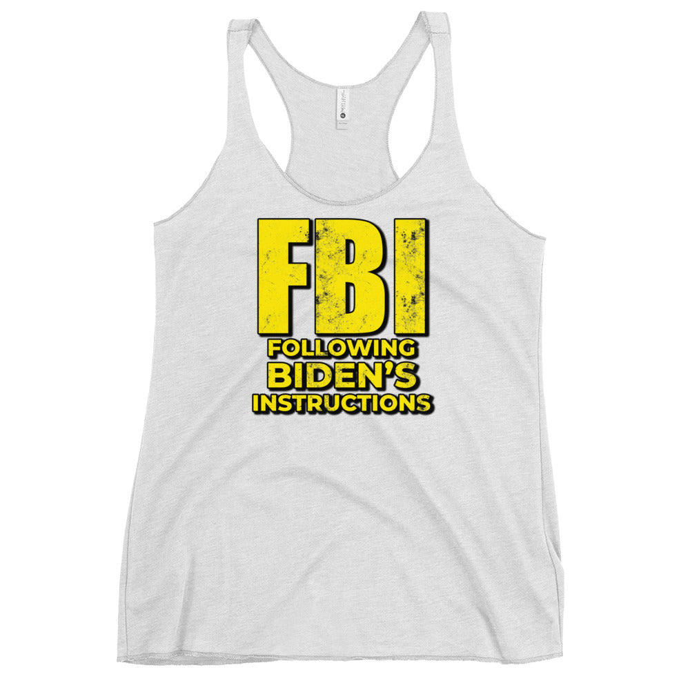 FBI Women's Racerback Tank