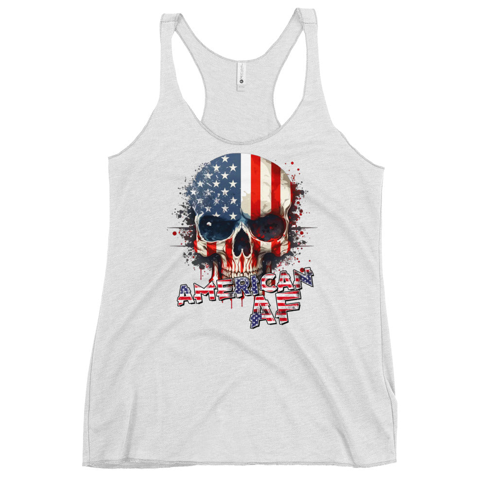 American AF Women's Racerback Tank