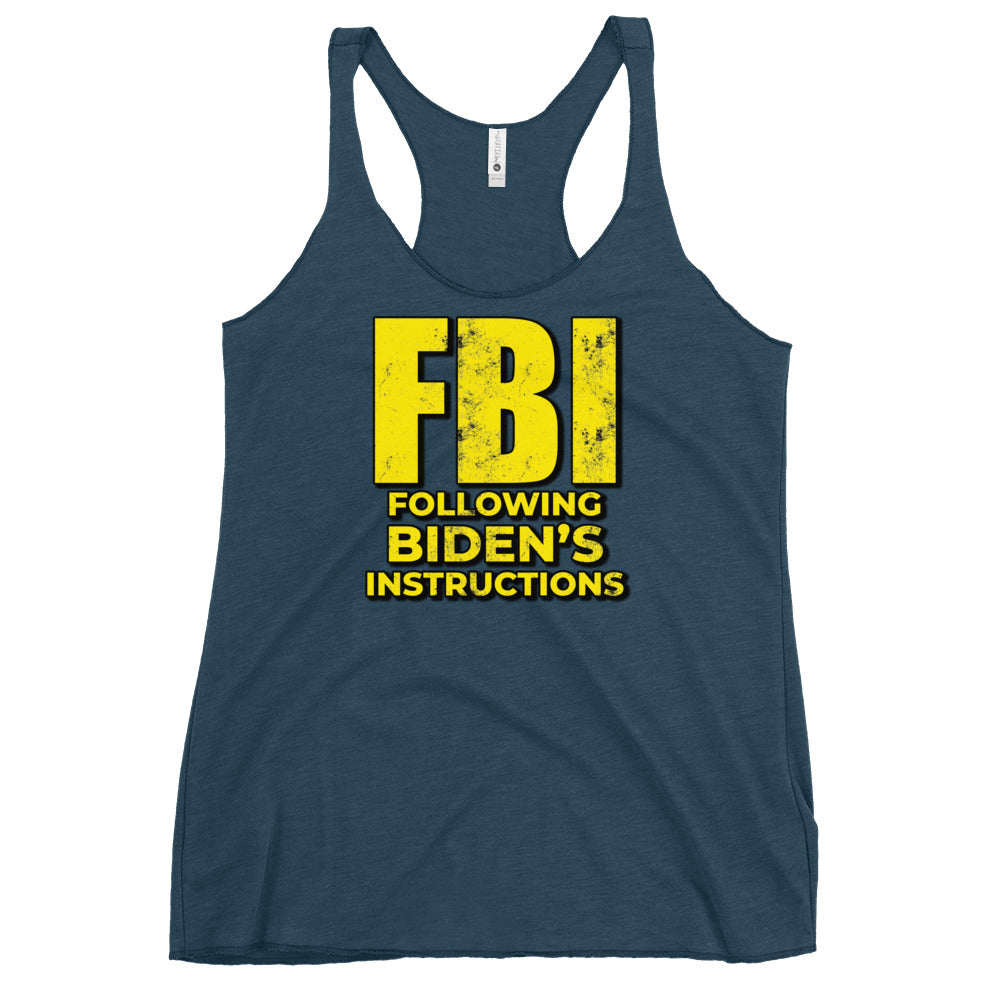 FBI Women's Racerback Tank