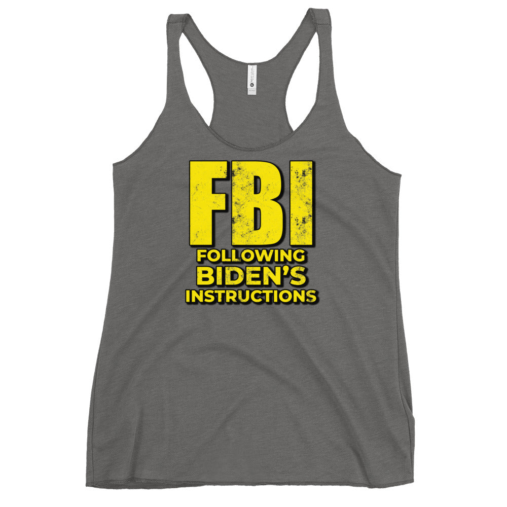 FBI Women's Racerback Tank