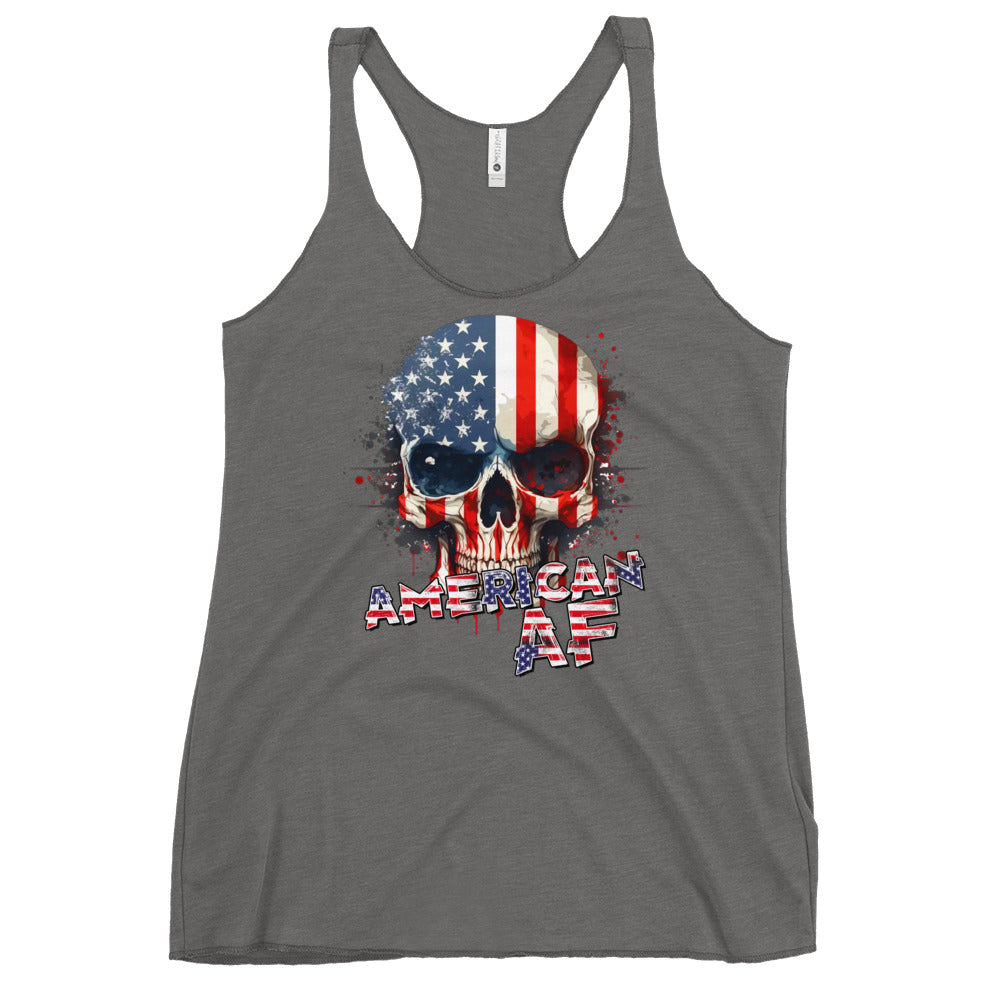 American AF Women's Racerback Tank