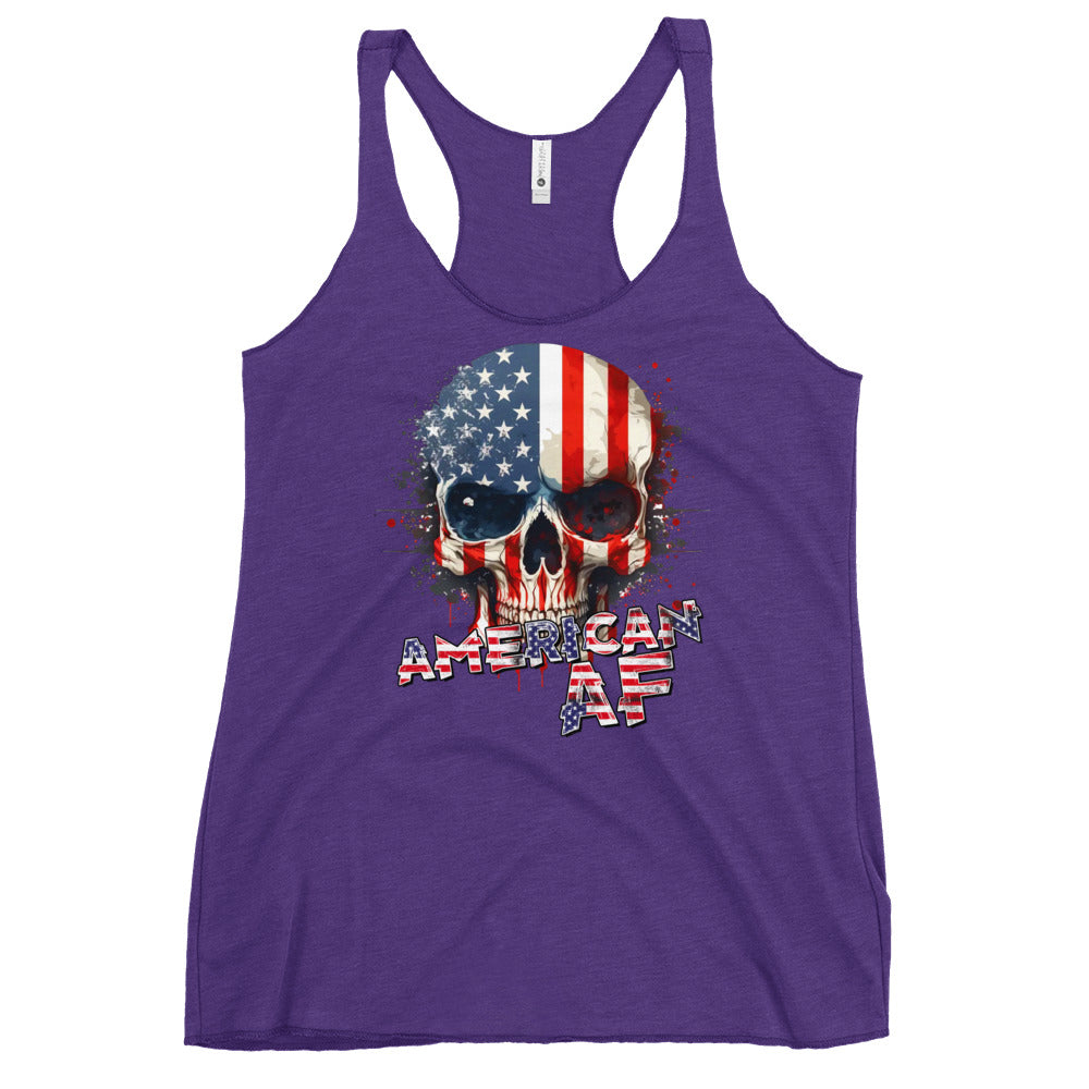 American AF Women's Racerback Tank