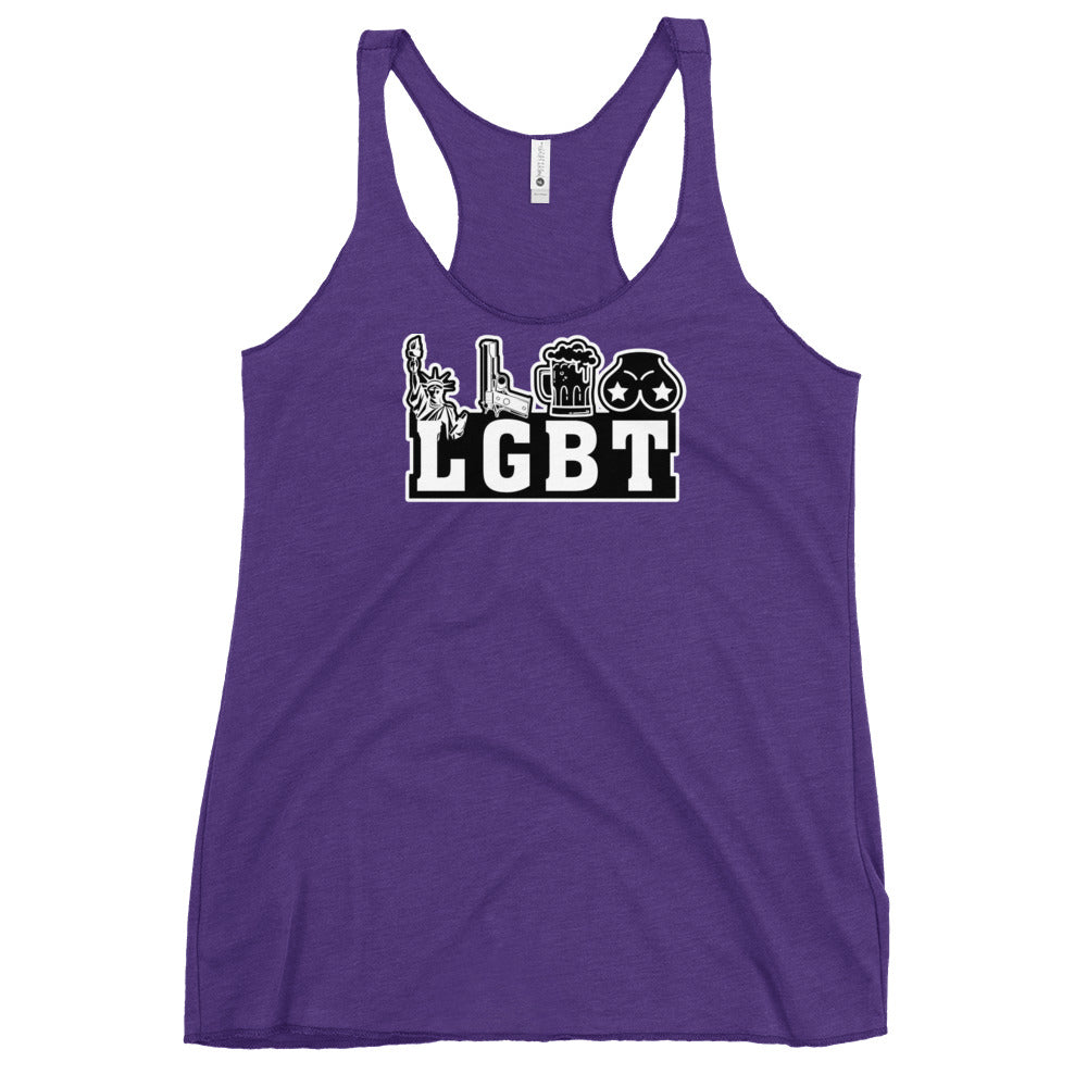 LGBT Women's Racerback Tank