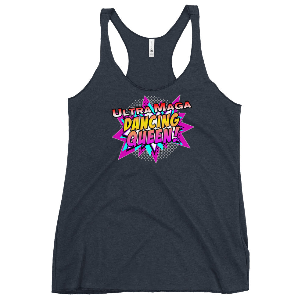 Ultra Maga Dancing Queen Women's Racerback Tank